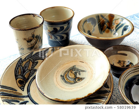 Okinawan Yachimun Pottery Okinawan Yachimun Pottery 58019639