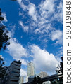Autumn sky (Roppongi 1-chome, Tokyo) 58019848