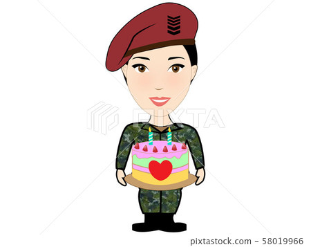 Devil Female Soldier - Happy Birthday 58019966