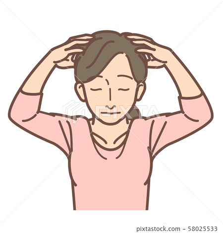 Scalp massage women Scalp massage women 58025533