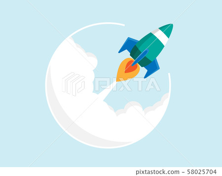 rocket launch business startup 58025704