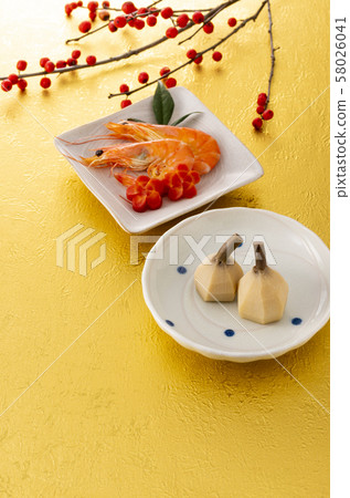 New Year dishes  58026041