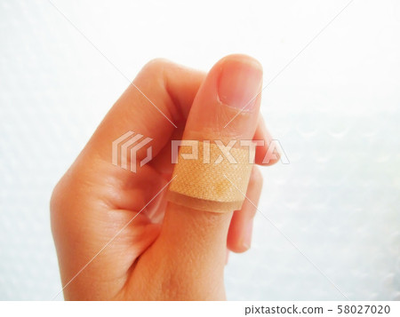 Finger with bandage 58027020