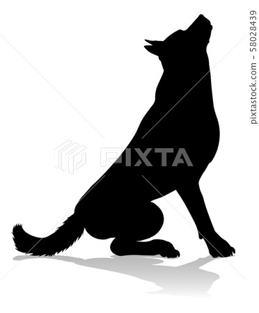 Dog Silhouette Pet Animal Dog Silhouette Pet Animal 58028439