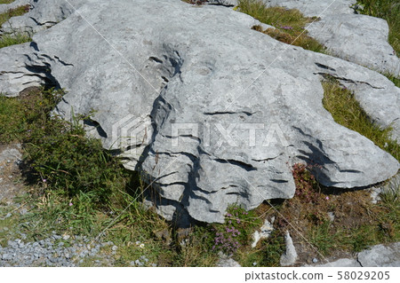 Rock formation in National Park, Ireland Rock formation in National Park, Ireland 58029205