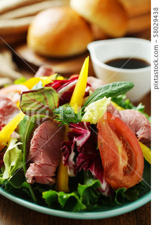 Roast beef salad Roast beef salad 58029438