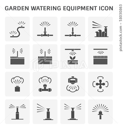 watering equipment icon - Stock Illustration [58030863] - PIXTA