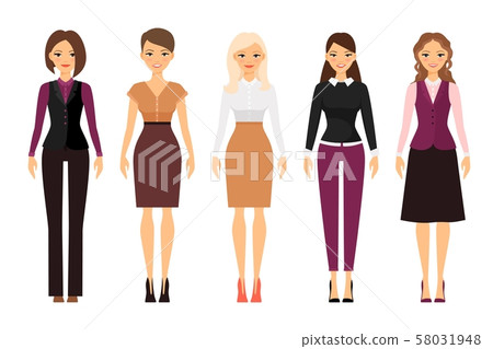 Women in office dress code clothes Women in office dress code clothes 58031948