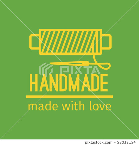 Handmade thin line icon 58032154