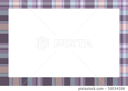 Vintage frame vector. Scottish border pattern Vintage frame vector. Scottish border pattern 58034386