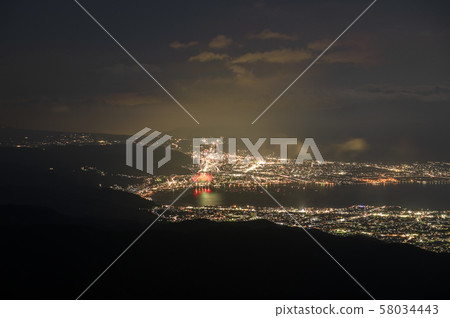 Hope to see the new national fireworks competition from the High Bocchi Plateau 58034443