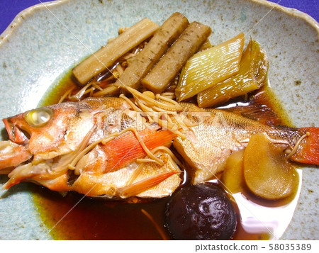 Simmered rockfish 58035389