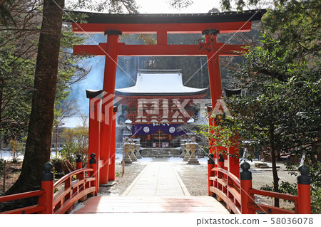Niyu東京Hiya神社在雪中 Niyu東京Hiya神社在雪中 58036078