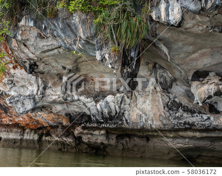 Island andaman sea in Phang Nga, Thailand. March 2019 58036172