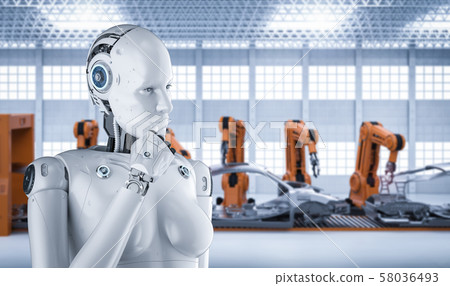 Automation factory concept Automation factory concept 58036493