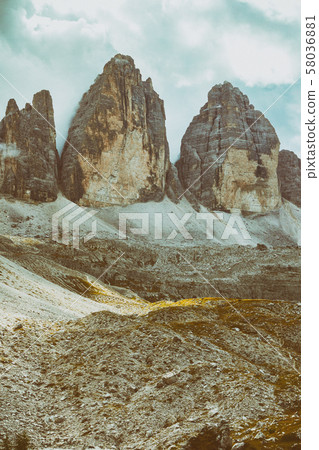 mountain landscape at the Dolomites mountain landscape at the Dolomites 58036881