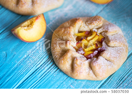 galette with peaches 58037030