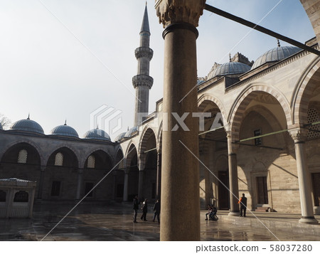 The best masterpiece of Turkish architecture, Suleymaniye Mosque The best masterpiece of Turkish architecture, Suleymaniye Mosque 58037280