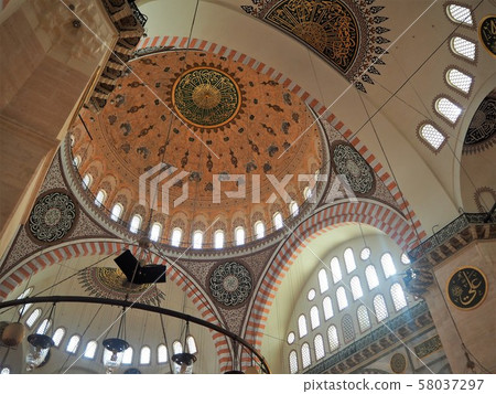 Suleymaniye清真寺,土耳其建築的最佳杰作 Suleymaniye清真寺,土耳其建築的最佳杰作 58037297