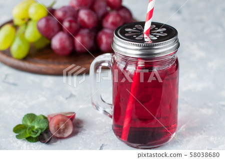 Antioxidant grape and apple cider detox drink Antioxidant grape and apple cider detox drink 58038680