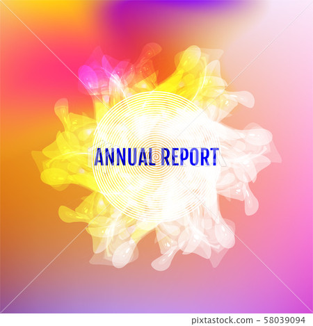 Cover and annual report or business design. 58039094