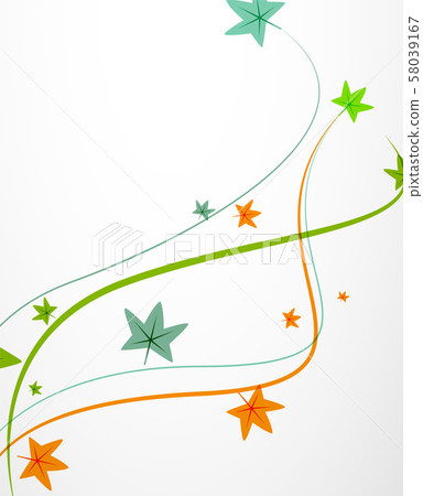 Green leaves pattern background. Ecology modern abstract template 58039167