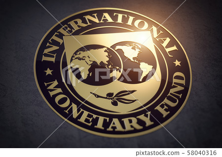 IMF International Monetary Fund symbol or sign. 58040316