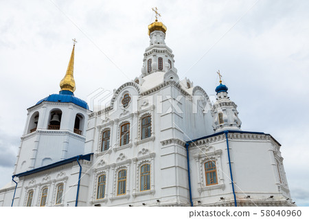 Cathedral of Our Lady of Smolensk or Odigitrievsky Cathedral in Ulan Ude, Russia. 58040960