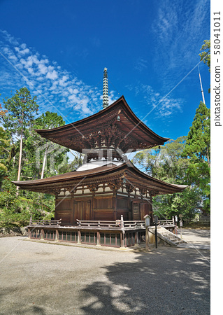 石山寺寶塔 滋賀縣大津市石山寺1 照片素材 圖片 圖庫