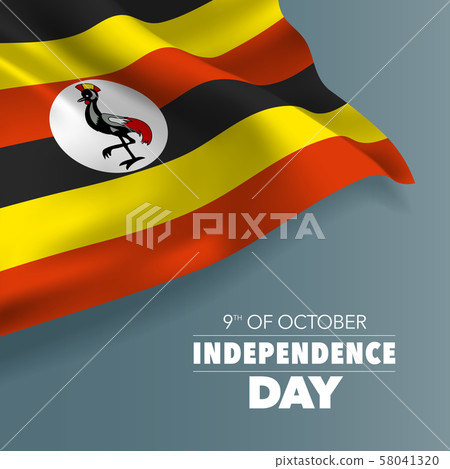 Uganda independence day greeting card, banner, vector illustration Uganda independence day greeting card, banner, vector illustration 58041320