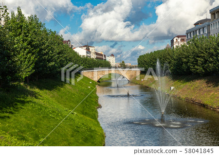 Kazan city scape, Tatarstan Republic, Russia. Kazan city scape, Tatarstan Republic, Russia. 58041845