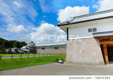 金澤城堡K北門和池長永橋橋目門 58041893