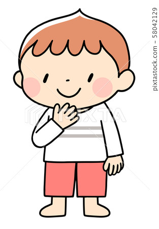 男孩思考 58042129