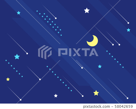Vector background-night sky Vector background-night sky 58042659