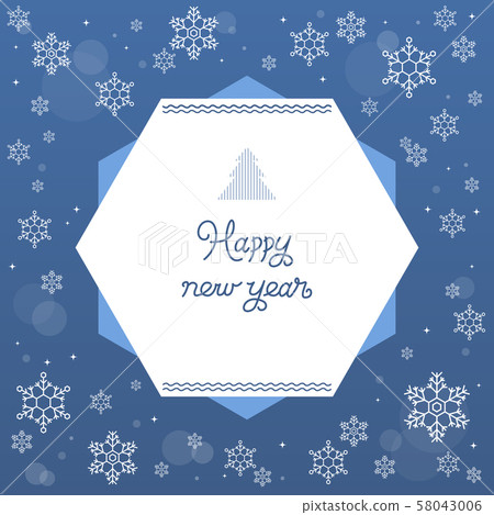 雪花矢量圖 58043006