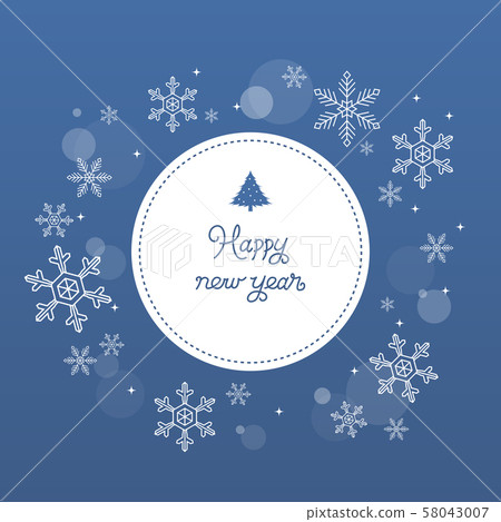 Snowflake Vector Illustration Snowflake Vector Illustration 58043007