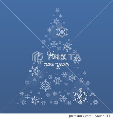 Snowflake Vector Illustration Snowflake Vector Illustration 58043011