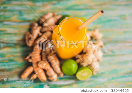 Drink Jamu. Indonesian traditional drink in bali Drink Jamu. Indonesian traditional drink in bali 58044405