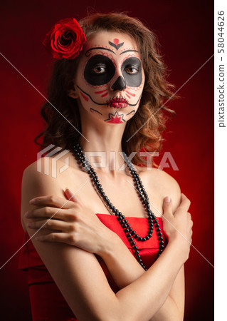 santa muerte makeup santa muerte makeup 58044626