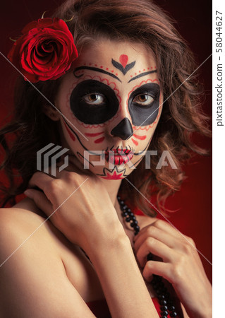 santa muerte makeup santa muerte makeup 58044627