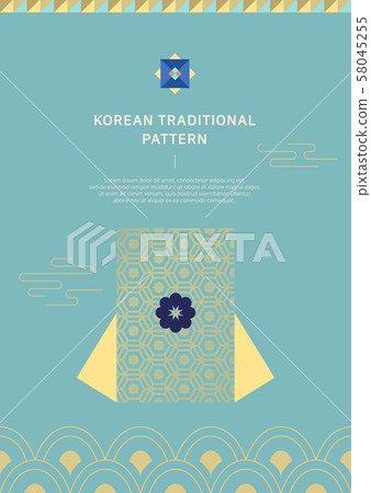 Korean traditional vector illustrations-lucky bag Korean traditional vector illustrations-lucky bag 58045255