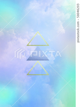 Sky background with triangle 58046203
