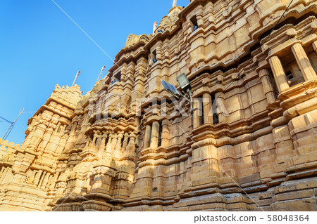 Jain Temples in Jaisalmer fort. India 58048364