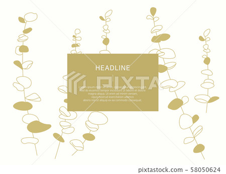Eucalyptus vector illustration Eucalyptus vector illustration 58050624