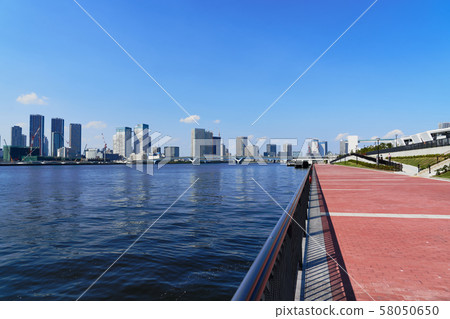 海濱晴海和豐洲風光 58050650