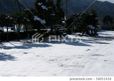 鳥取四個季節步行冬季景觀 鳥取四個季節步行冬季景觀 58051438