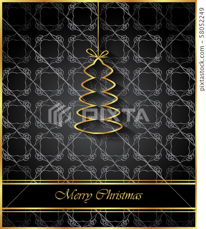 2020 Merry Christmas background. 58052249