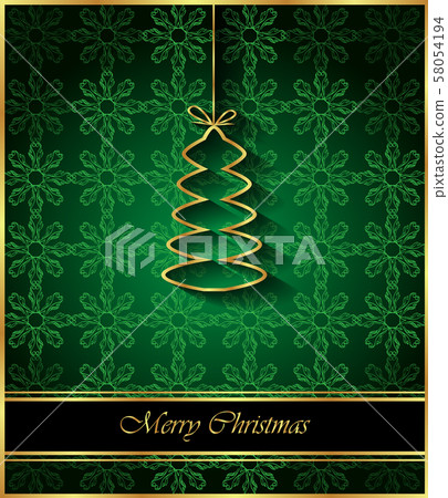 2020 Merry Christmas background. 58054194