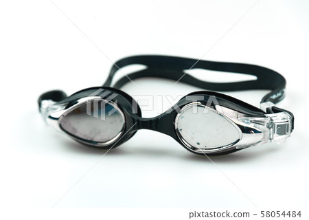 Swimming goggles isolated on white background 58054484