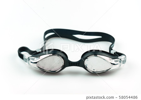 Swimming goggles isolated on white background 58054486